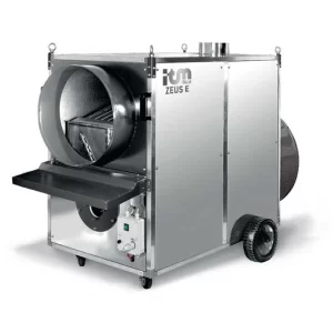 Generador helicoidal de aire caliente ITM ZEUS 130 E con intercambiador de calor