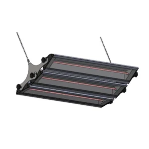 IR 3106R OM 3P Lámpara colgante de infrarrojos triple con rejilla protectora